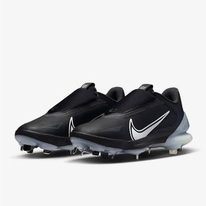 Nike Force Zoom Trout 8 Pro Metal Baseball Cleats Black Mens Size 11 CZ5915-010
